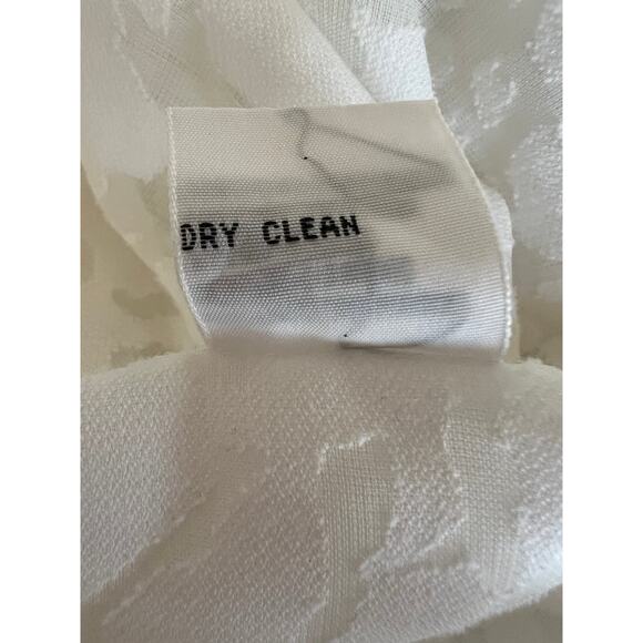 TALBOTS PETITE BUTTON DOWN SHEER CHETAH EMBOSSED PRINT BLOUSE - Picture 8 of 8